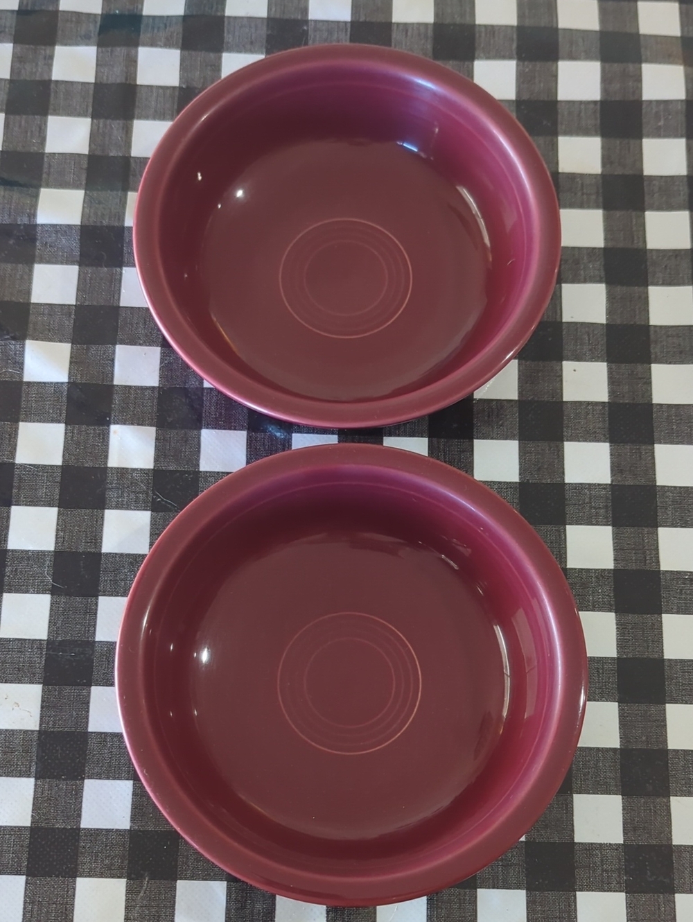 Fiesta Cinnabar Ceramic Serving Bowls - Set of 2